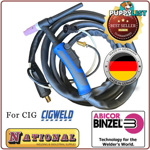 Abitig Tig Torch 26 Flexi For CIG 8 Metres Binzel 712.04357