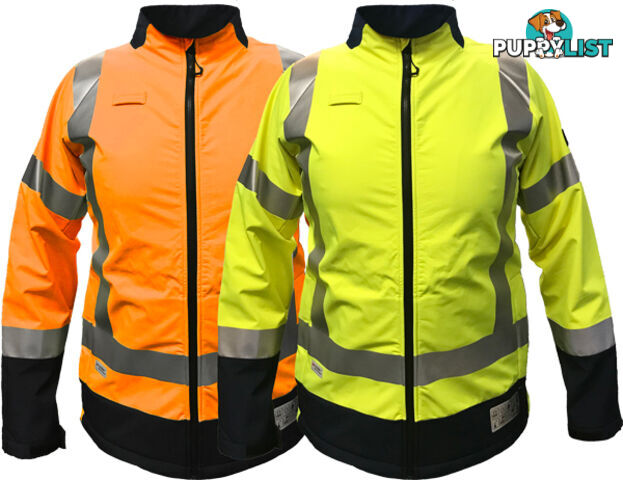 Hi Vis Flame Retardant & Anti-static Softshell Jacket BW2300T8