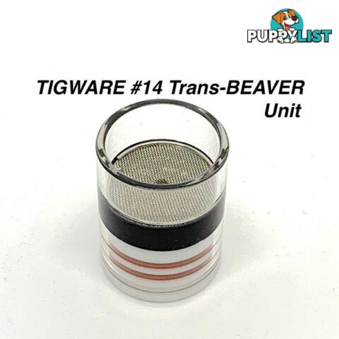 Clear PYREX Nozzles Trans-Beaver unit Size 14 For 9/20 and 17/18/26 Series Torches