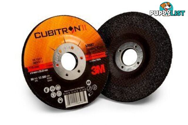 Grinding Wheel Depressed Centre 115 x 7mm Cubitronâ¢II XC991188001 Pack of 5