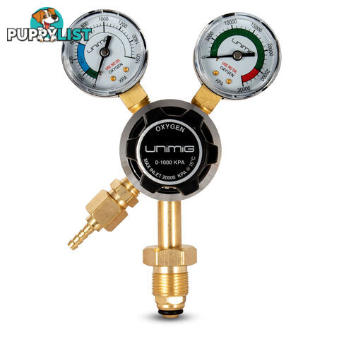 Twin Gauge Oxygen Regulator Unimig Oxyreg