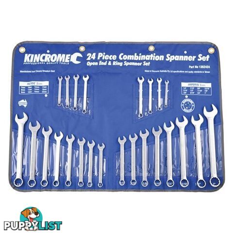 Combination Spanner Set 22 Piece Imperial & Metric K3029