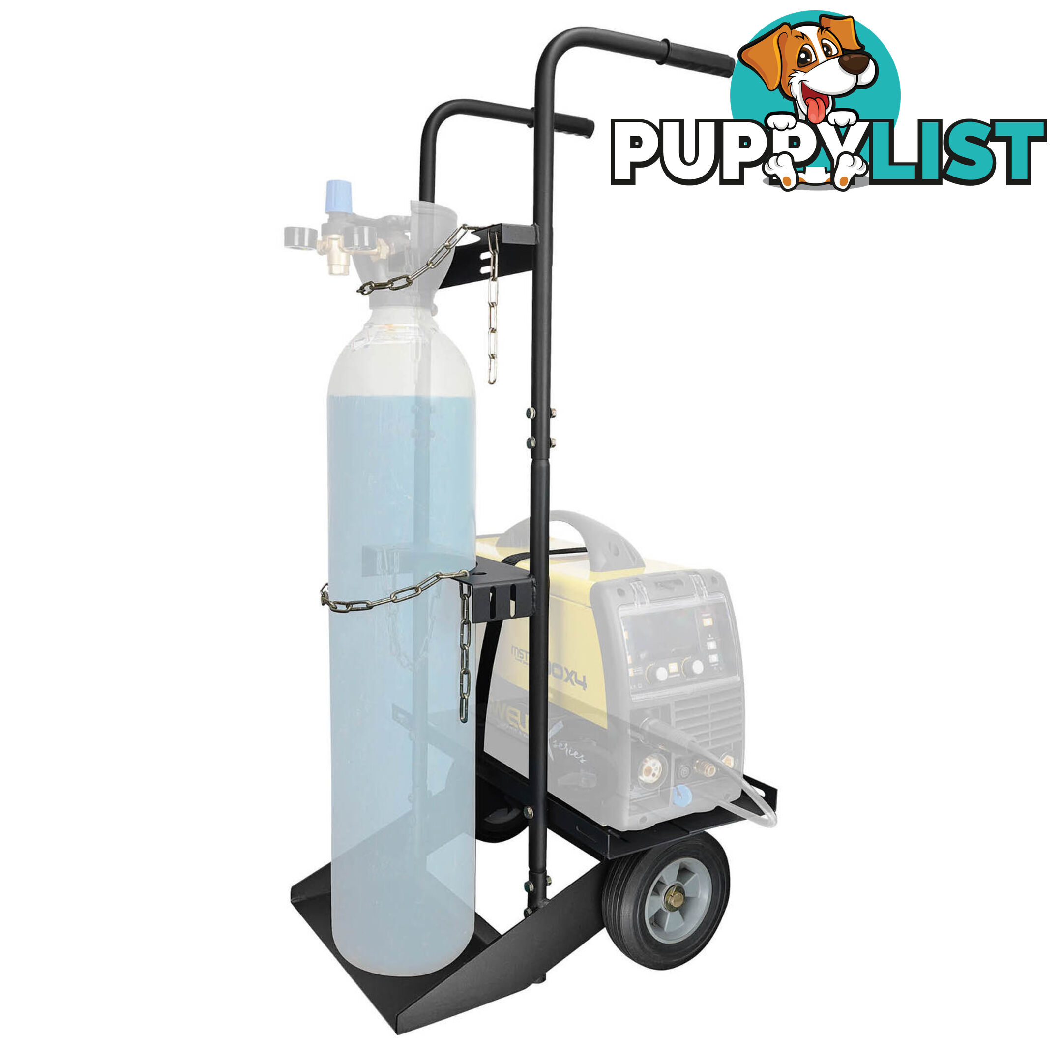 X-Cart Welder Trolley for D, E & G Size Gas Cylinders Bossweld 600313