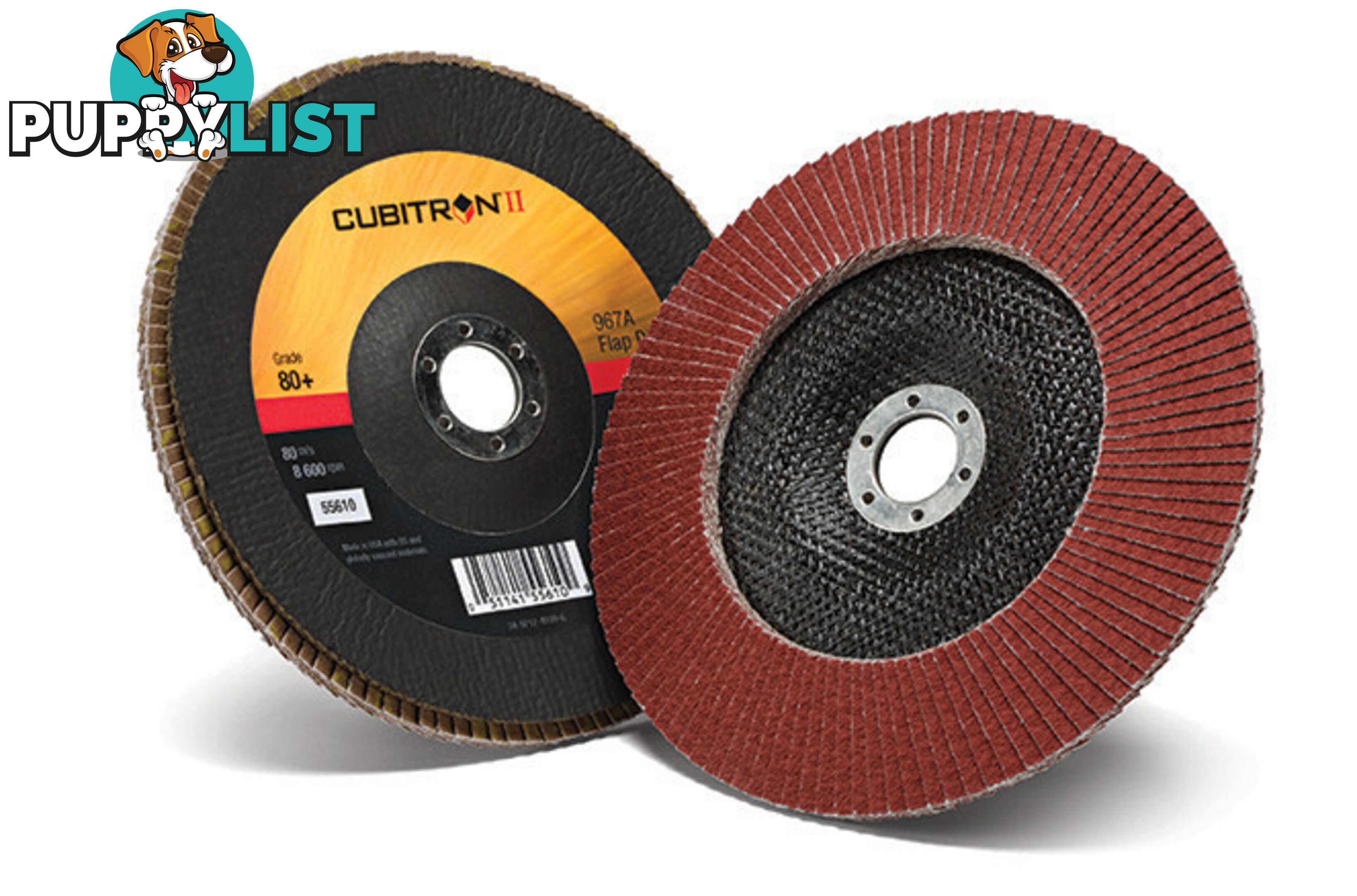 Cubitron II Flap Disc 125mm 5'' 60 Grit 967A 3M XA009101040 Pack of 5