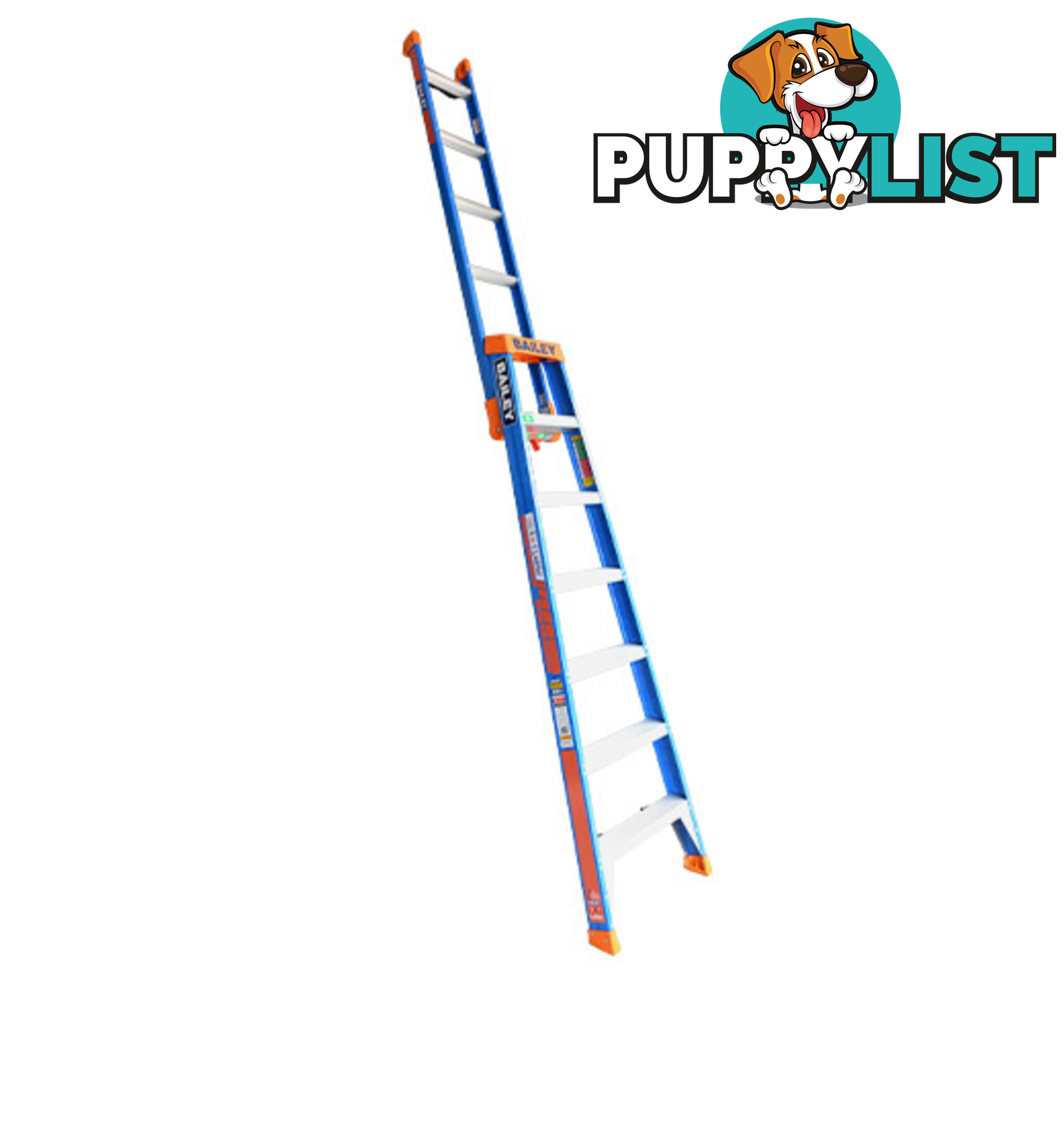 Fibreglass Ladder 2.1 Metres Multipurpose Step/Leaning/Straight Bailey FS13885