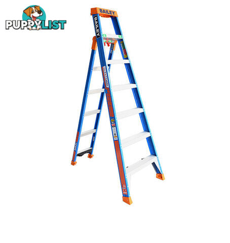 Fibreglass Ladder 2.1 Metres Multipurpose Step/Leaning/Straight Bailey FS13885