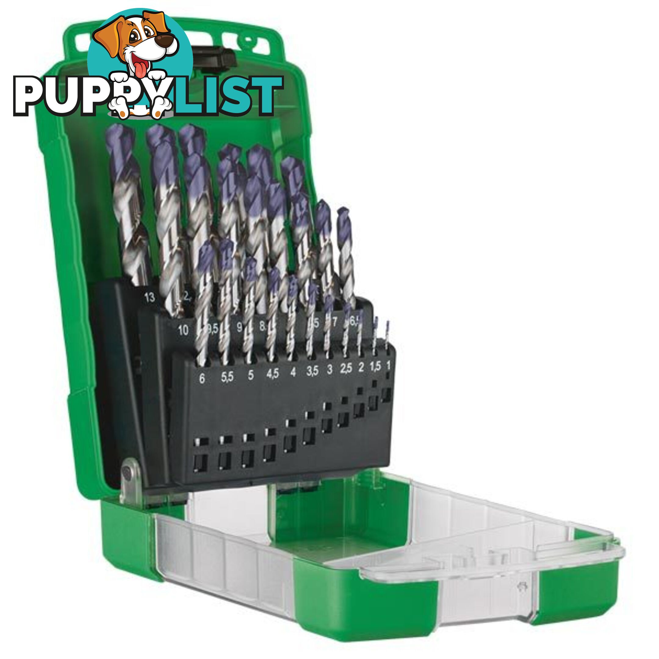Viper Plus Metric 19Pcs Drill Set 1.0-10.0x0.5mm Rises Sutton Tool D179SM2