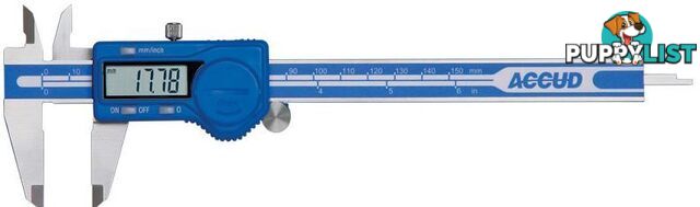 300mm Dual Scale Digital Caliper Accud AC-111-012-12