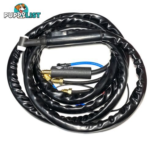 18 TIG Torch Flexi Head 3.8 Metres With Dinse Connector and Cover 18F-12