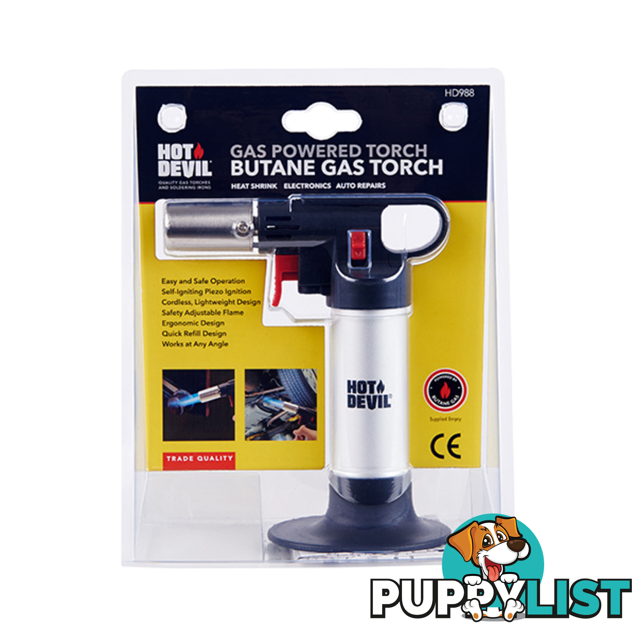 Butane Gas Blow Torch Hot Devil HD988