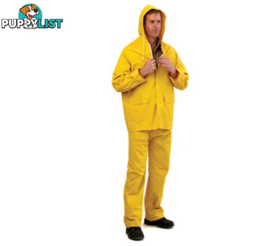 PRO Yellow PVC Rain Jacket