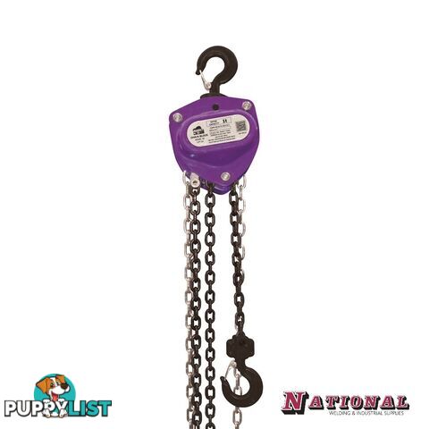 Chain Blocks 3S 6M  1000kg Violet Beaver 503106