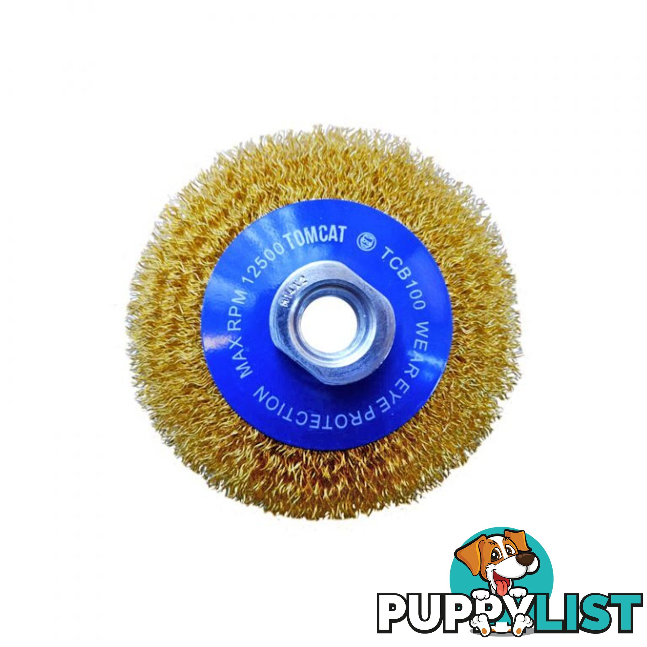 Multi-Thread Crimped Bevel Brush 100mm Tomcat TCB100