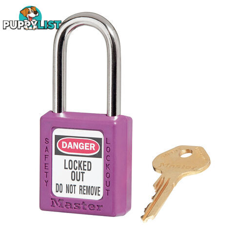 Purple Zenex Safety Padlocks 38mmX38mm Masterlock 410PRP