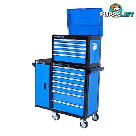 Evolution Deep Chest, Trolley Aand Side Locker Combo 16 Drawer Kincrome K7992