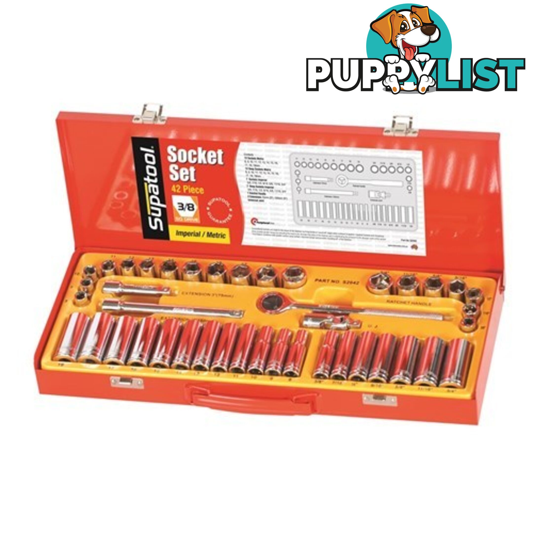 Socket Set 42 piece Kincorme S2042