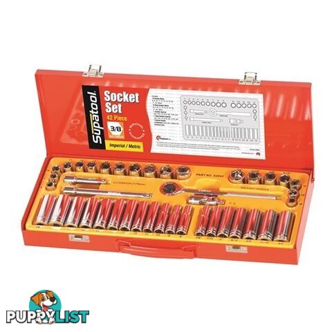 Socket Set 42 piece Kincorme S2042