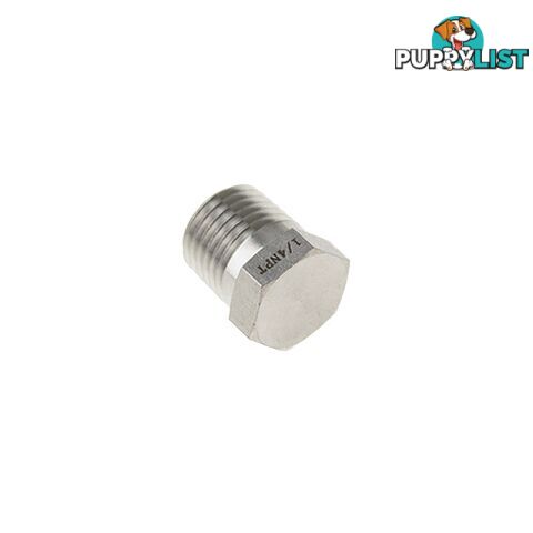 Genlok Blanking Plug Stainless Steel 1/4 NPT