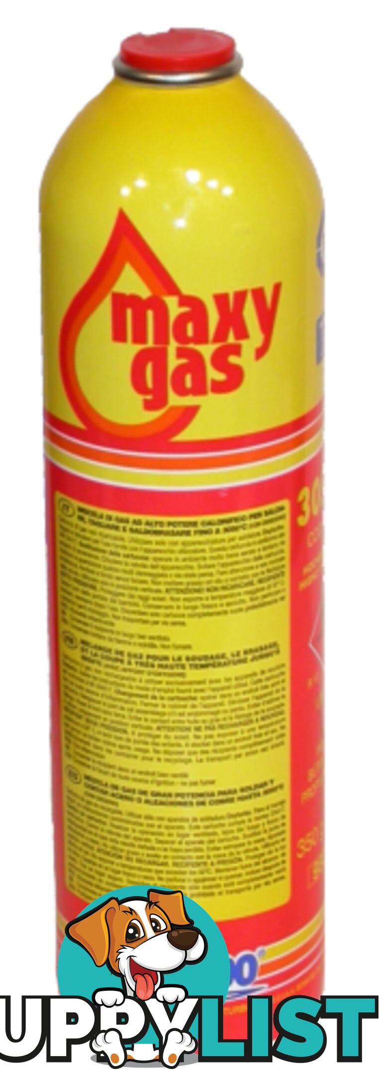 Disposable Fuel Gas Cylinder Maxy Gas Cartridge 350g