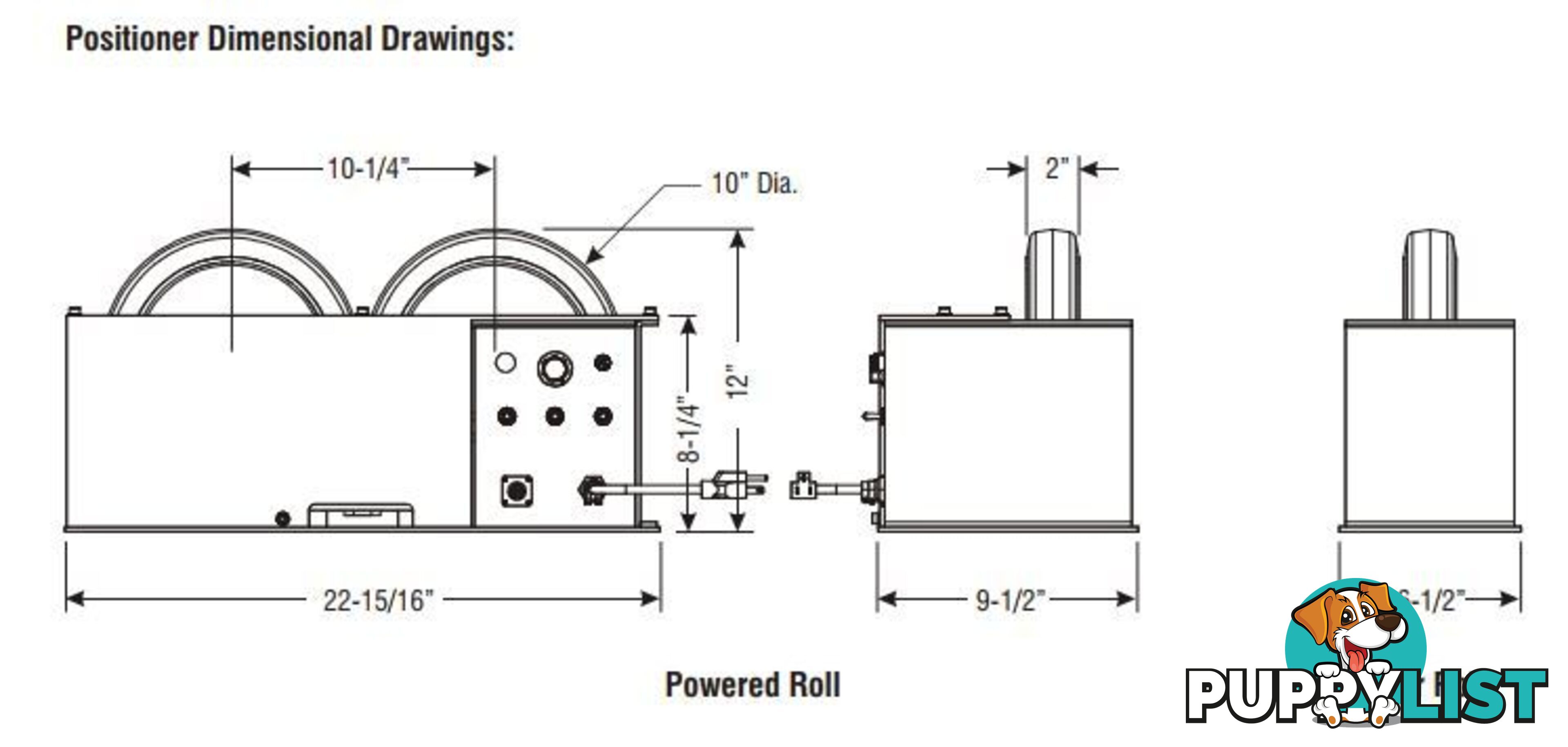 TR2000-2 Turning Roll 680Kg