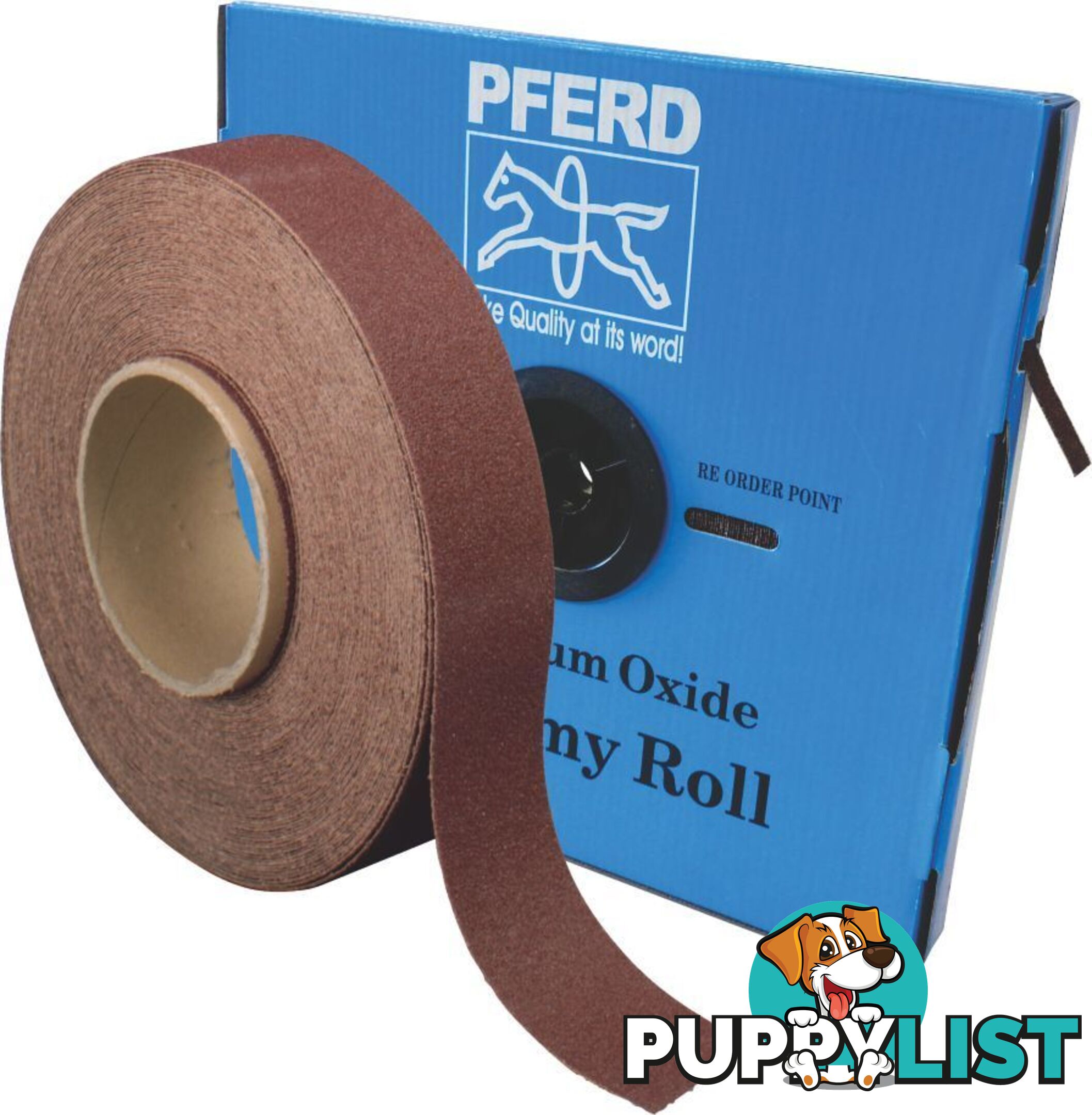 Abrasive Handy Roll 50mm x 50m 240g Pferd 47300056