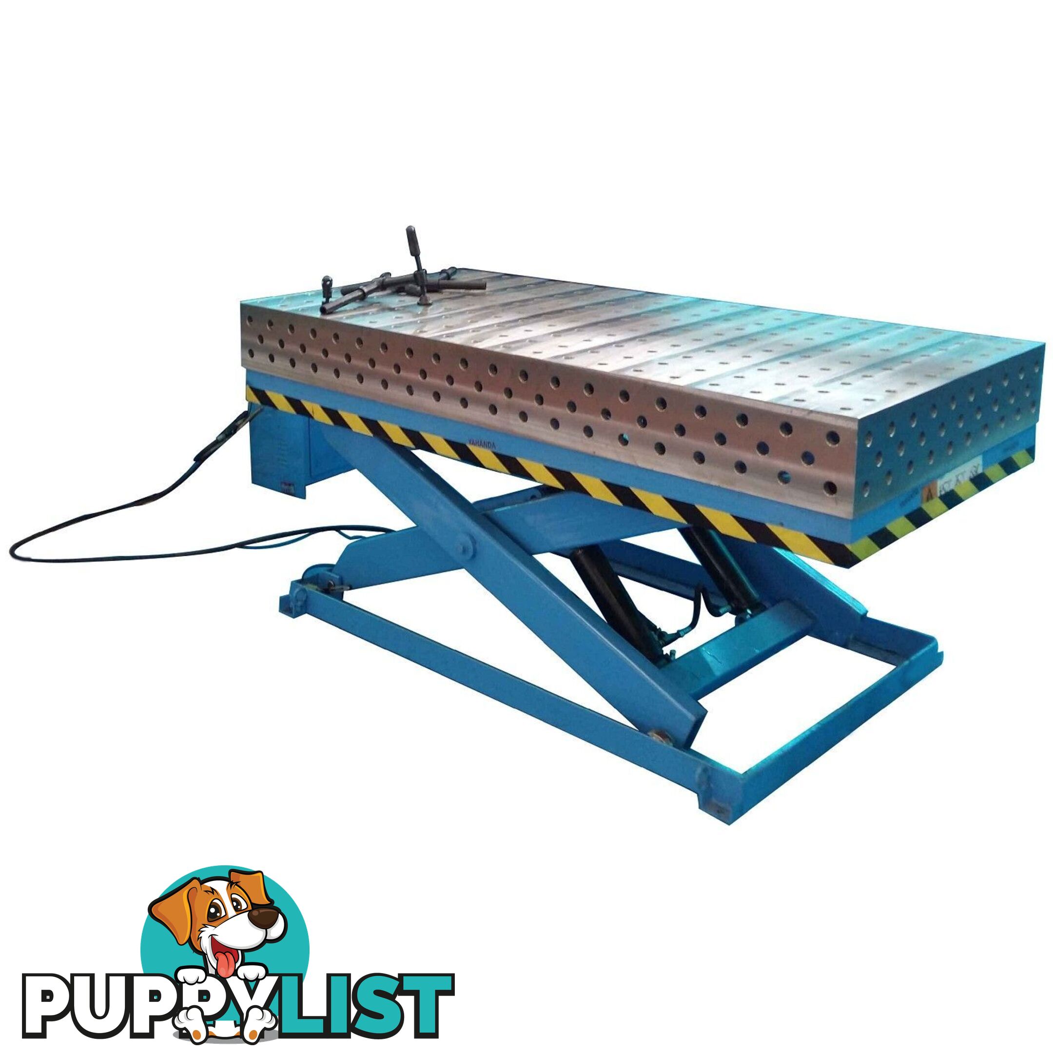 3D Welding Table With Hydraulic Scissor Lift 1000mm X 500mm X 100mm 16YY1050