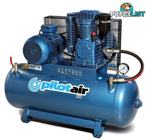 Reciprocating Air Compressor 415V/ 5.5 KW/ 200 L Rec./ 681 L/min FAD K30