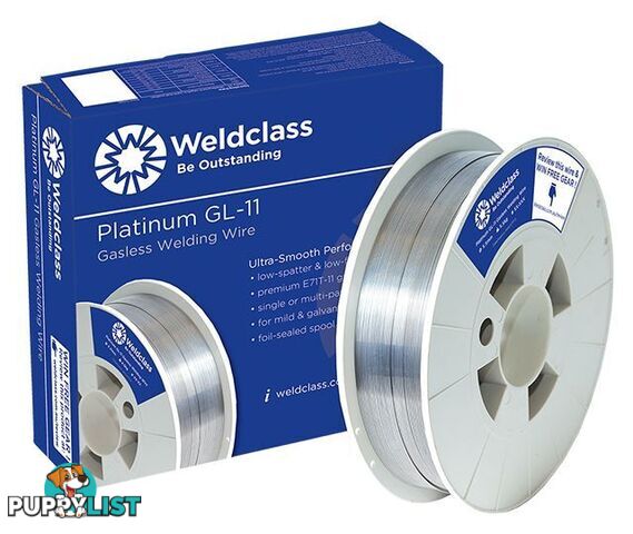 Platinum GL-11 Gasless Wire 200mm Spool 0.9mm 4.5kg Weldclass 2-098FM