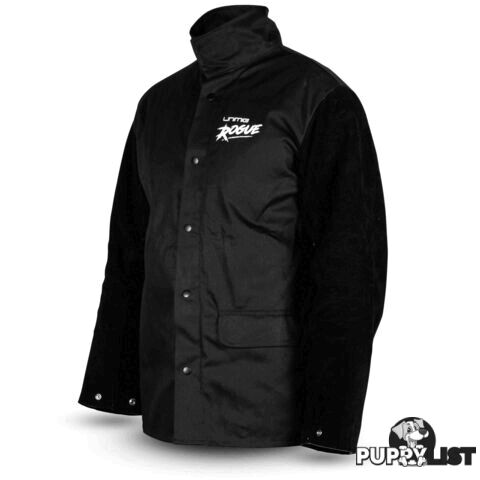 ROGUE Leather Sleeved Welding Jacket (Large) Unimig UMWJ-B-L