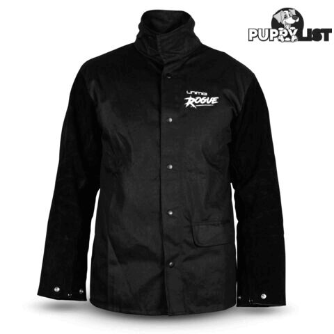 ROGUE Leather Sleeved Welding Jacket (Large) Unimig UMWJ-B-L