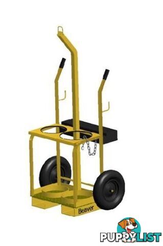 Oxygen / Acetylene Gas Bottle Trolley Beaver 263200T