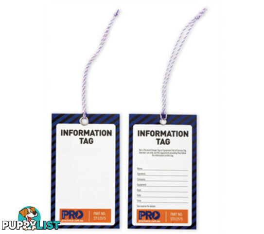 PRO Safety Tags - Information