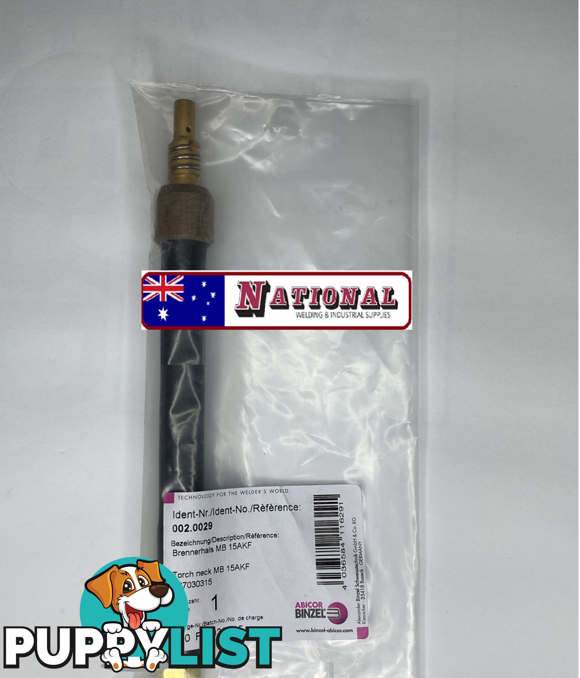 Torch Swan Flex Neck MB 15akf Binzel 002.0029