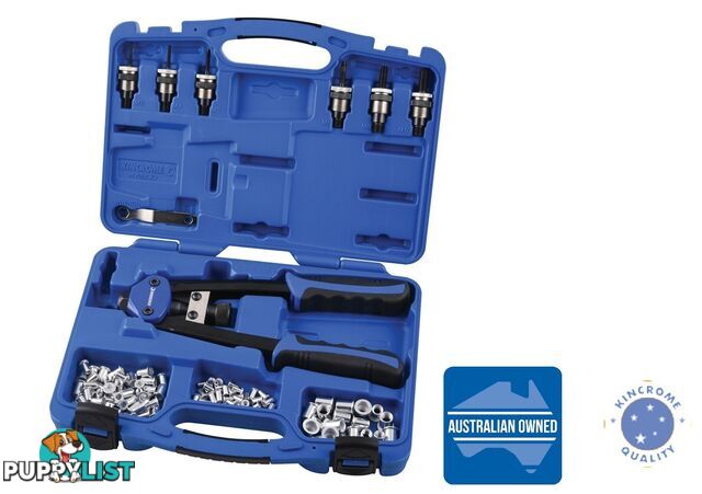 Nut Riveter Twin Handle 68 Piece Set Kincrome K4900