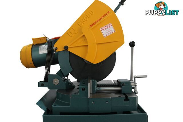 Ferrous Cutting Cold Saw S315G 3Phase 2 Speed 21/42 RPM Integrated Stand Brobo 9720020