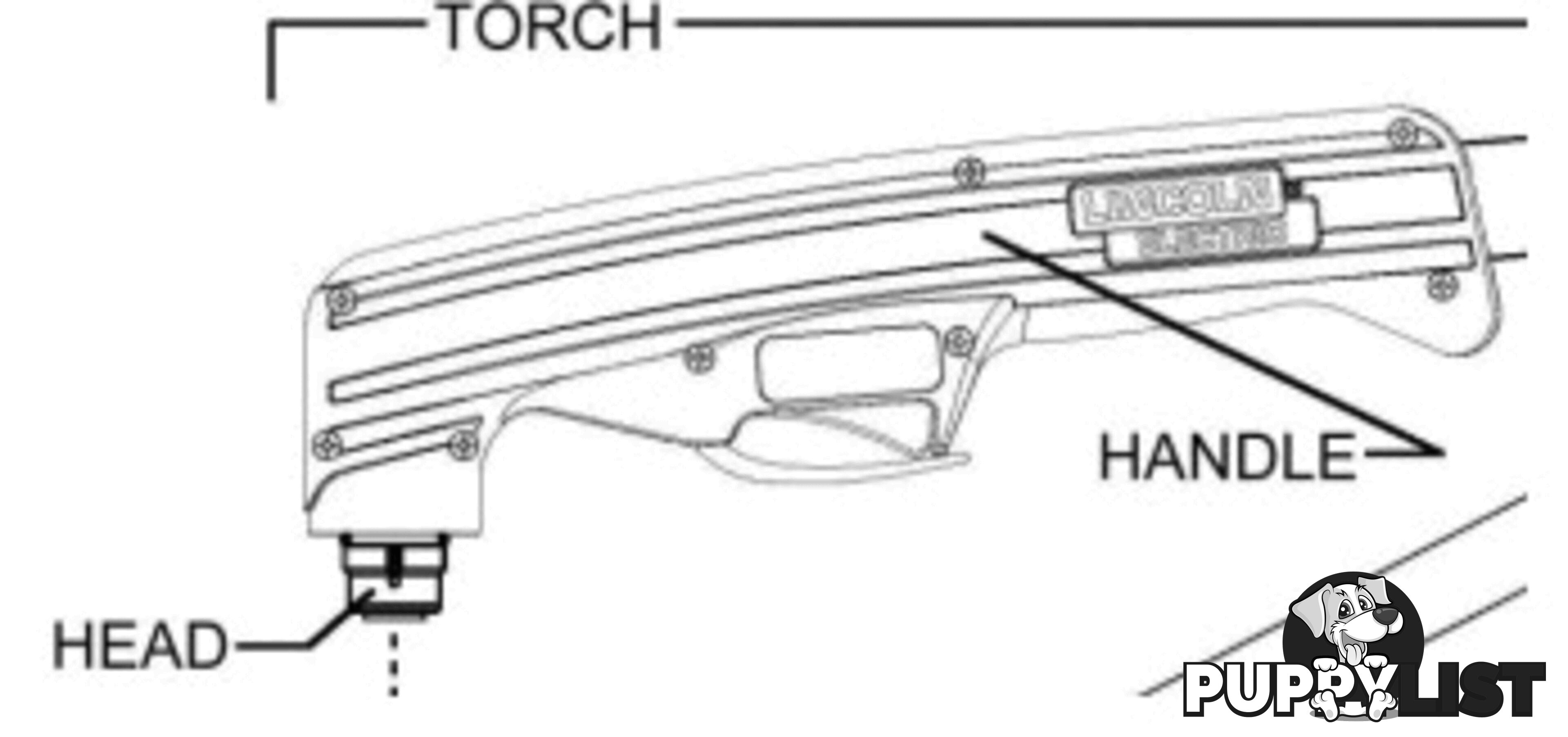 Head LC25 Plasma Torch (Head Only) W0300615R