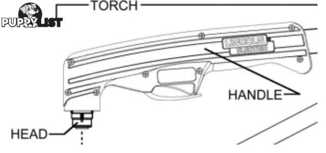 Head LC25 Plasma Torch (Head Only) W0300615R