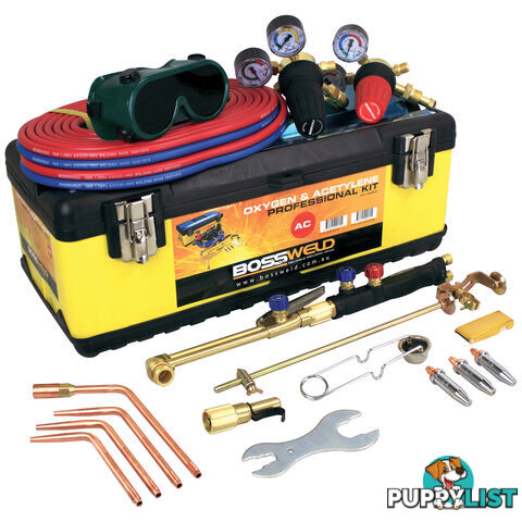 Bossweld Oxy/LPG Cutting/ Brazing Kit With Flashback Arrestors