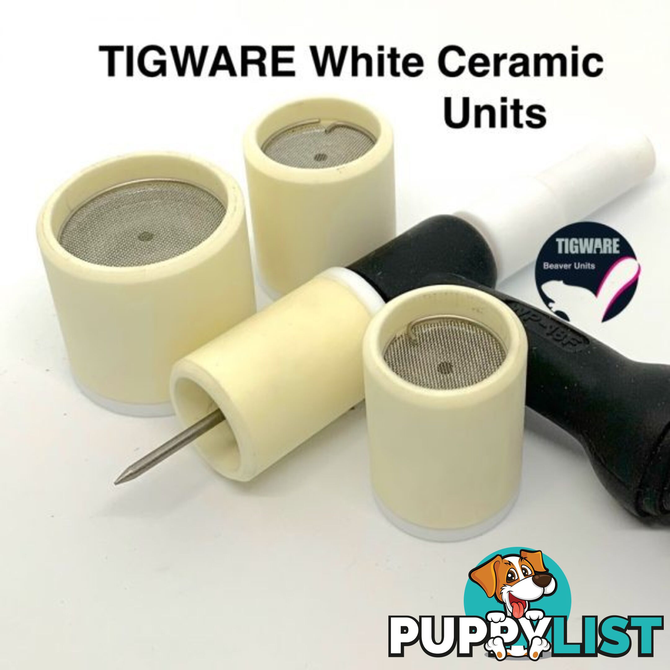 Ceramic Nozzles White Size 12 For 9/20 and 17/18/26 Series Torch