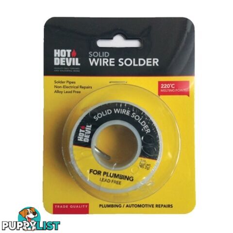 Solid Wire Solder Hot Devil HDSWS