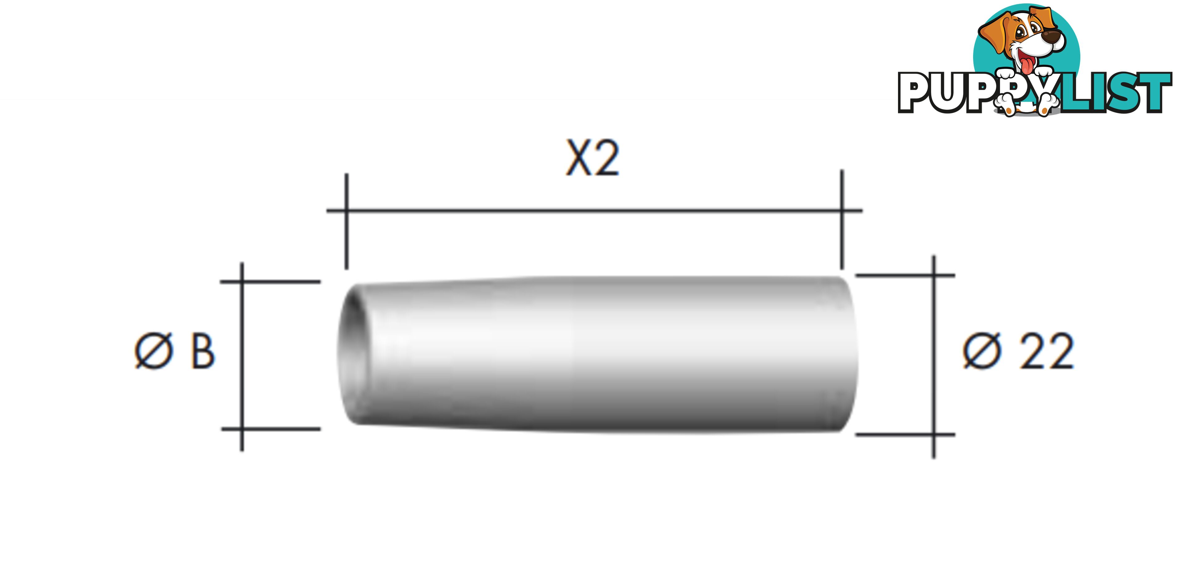 Gas Nozzle Conical Abimig 255 Binzel P145.D011- Pkt:2