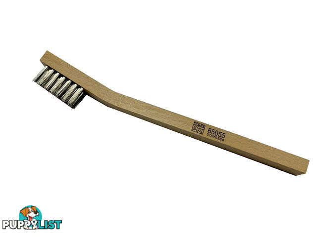 Welder's Toothbrush Stainless Steel Inox Wire Wood Handle 79185055