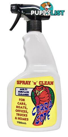 Cobra Cote Spray N' Clean 750ml M670 Box of 12