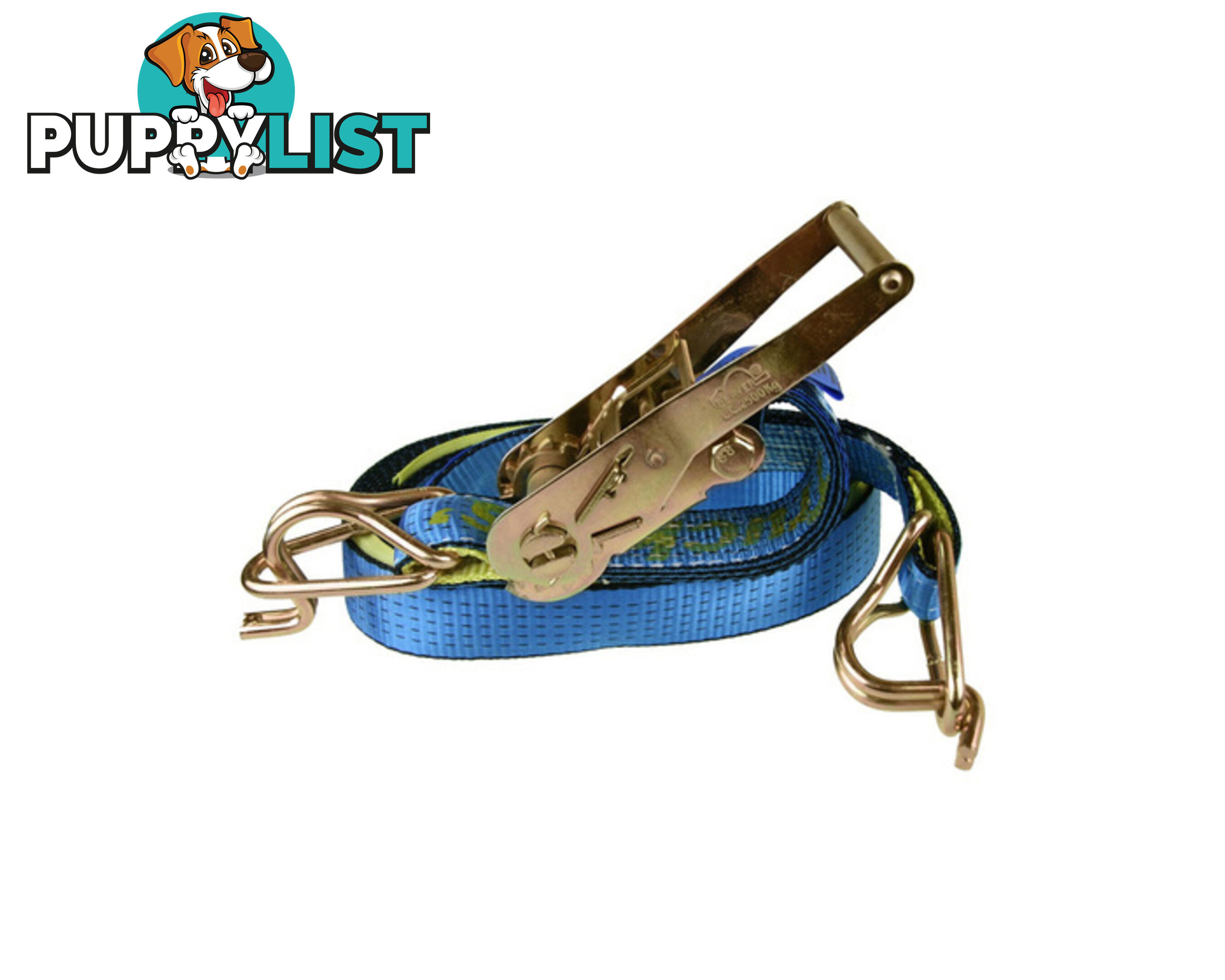 Beaver 50mm Multi-Purpose Ratchet Tie-Down Assembly 50mm x 9 Metres x 2500kg Ratchet Tie Down RTD055PL