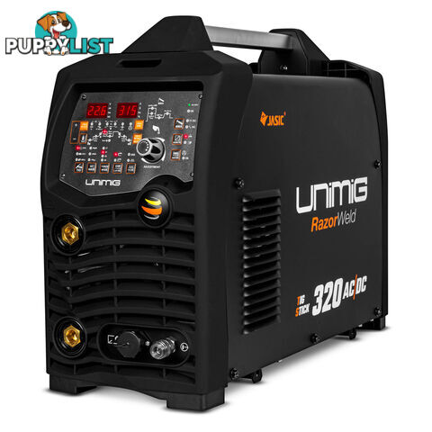 Unimig Razor TIG 320 AC/DC Watercooled With 4 Metres TIG Torch And Trolley KUMJRRW320ACDCW