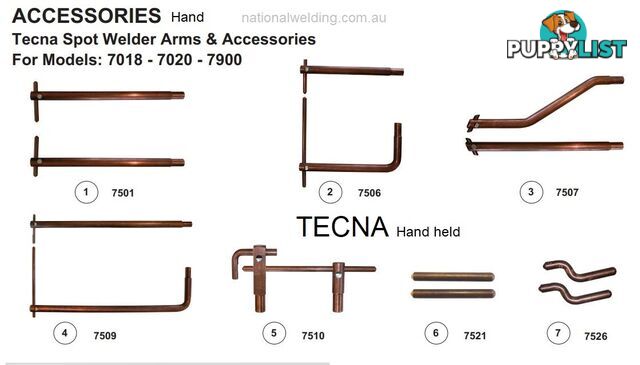 Bent Electrodes 10mm Diameter 7526