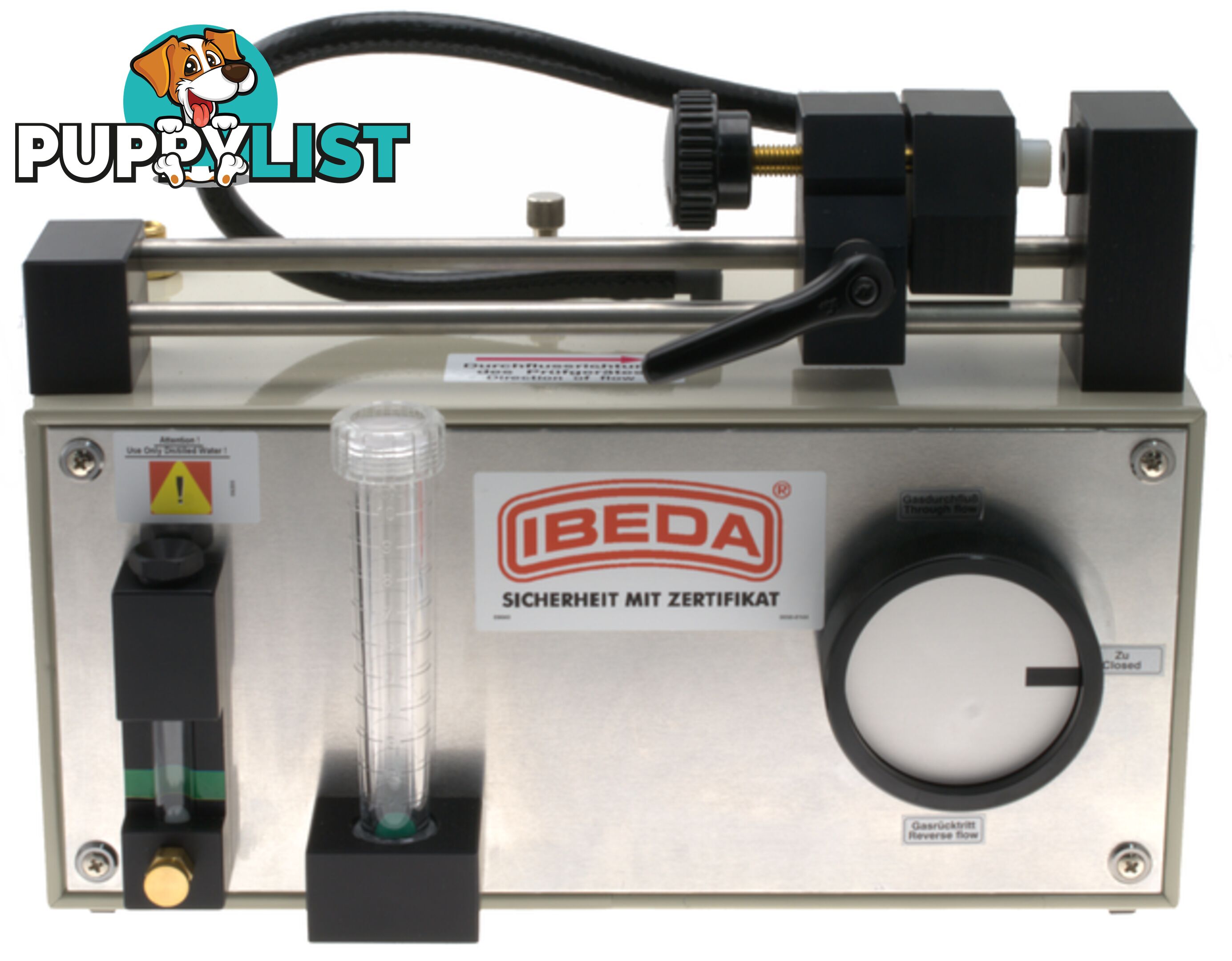 Testing Machine Complete With Side Entry Nitrogen Reg And Adaptor Set, Test Labels FTNI