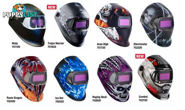 3M Speedglas 100 Series Welding Helmet Graphics Ice Hot 752520