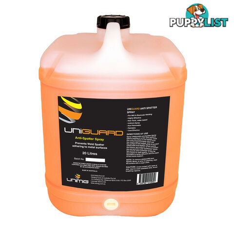 Anti Spatter Spray Water Based 20 Litres Unimig UNIGUARD20