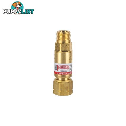 Flashback Arrestor Medium Flow Torch End 5/8-18 UNF